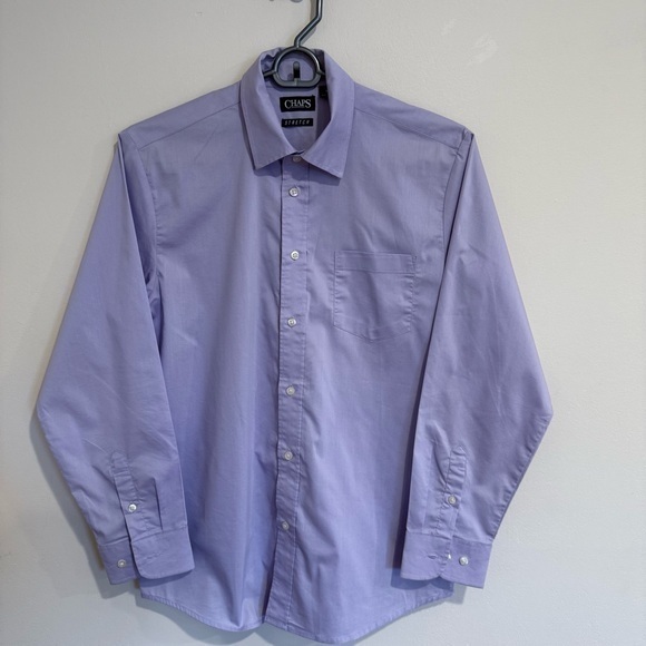 Chaps Other - Chaps 16 Boys Solid Lavender Dress Shirt Button Up Church